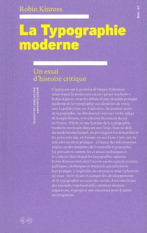 AND - La Typographie moderne - Robin Kinross